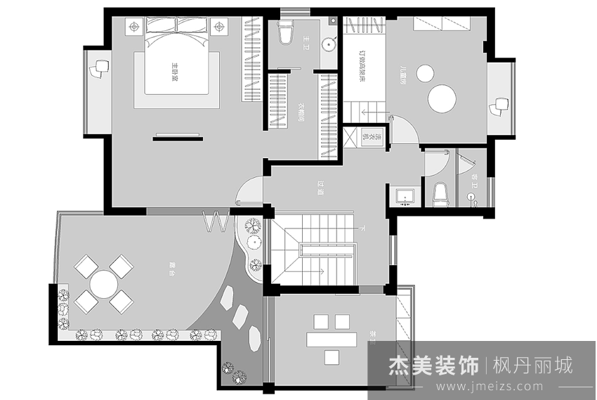 大连-泉水-枫丹丽城-180㎡大户型